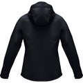 Solid Black - Back - Elevate NXT Womens-Ladies Coltan Recycled Soft Shell Jacket