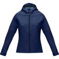 Navy - Front - Elevate NXT Womens-Ladies Coltan Recycled Soft Shell Jacket