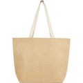 Natural-White - Back - Juta Laminate Jute 7L Tote Bag