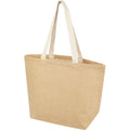 Natural-White - Front - Juta Laminate Jute 7L Tote Bag