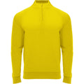 Yellow - Front - Roly Childrens-Kids Epiro Quarter Zip Long-Sleeved Sweatshirt