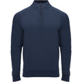 Navy Blue - Front - Roly Childrens-Kids Epiro Quarter Zip Long-Sleeved Sweatshirt