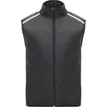 Solid Black - Front - Roly Unisex Adult Jannu Lightweight Running Body Warmer