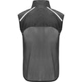 Solid Black - Back - Roly Unisex Adult Jannu Lightweight Running Body Warmer