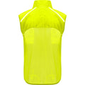 Fluro Yellow - Back - Roly Unisex Adult Jannu Lightweight Running Body Warmer