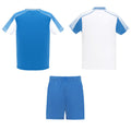 White-Royal Blue - Back - Roly Childrens-Kids Juve Sports Set