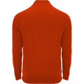 Red - Back - Roly Unisex Adult Epiro Quarter Zip Long-Sleeved Sweatshirt