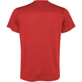 Red - Back - Roly Mens Slam Short-Sleeved Sports T-Shirt