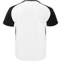 White-Solid Black - Back - Roly Unisex Adult Bugatti Sports T-Shirt