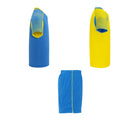 Royal Blue-Yellow - Side - Roly Unisex Adult Juve Sports Sports Set