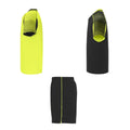 Solid Black-Fluro Yellow - Lifestyle - Roly Unisex Adult Juve Sports Sports Set