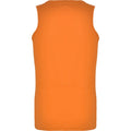 Fluorescent Orange - Back - Roly Mens Andre Sports Vest Top