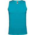 Turquoise - Front - Roly Mens Andre Sports Vest Top