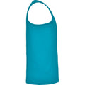 Turquoise - Side - Roly Mens Andre Sports Vest Top