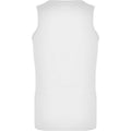 White - Back - Roly Mens Andre Sports Vest Top