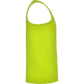 Fluorescent Yellow - Side - Roly Mens Andre Sports Vest Top