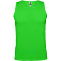 Lime - Front - Roly Mens Andre Sports Vest Top