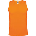 Fluorescent Orange - Front - Roly Mens Andre Sports Vest Top