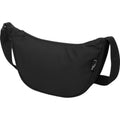 Solid Black - Side - Byron Recycled Polyester 1.5L Waist Bag