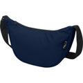 Navy - Side - Byron Recycled Polyester 1.5L Waist Bag