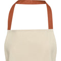 Brick-Natural - Side - Nia Recycled Cotton Apron