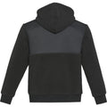 Solid Black - Back - Elevate Unisex Adult Evans Hooded Sherpa Fleece Recycled Sweater Top