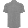 Grey Marl - Back - Roly Unisex Adult Centauro Premium Short-Sleeved Polo Shirt