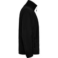 Solid Black - Side - Roly Mens Luciane Full Zip Fleece Jacket