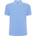 Sky Blue - Front - Roly Childrens-Kids Pegaso Premium Short-Sleeved Polo Shirt