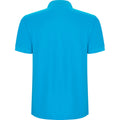 Turquoise - Back - Roly Childrens-Kids Pegaso Premium Short-Sleeved Polo Shirt