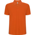 Orange - Front - Roly Mens Pegaso Premium Short-Sleeved Polo Shirt