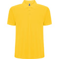 Yellow - Front - Roly Mens Pegaso Premium Short-Sleeved Polo Shirt