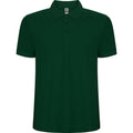 Bottle Green - Front - Roly Mens Pegaso Premium Short-Sleeved Polo Shirt