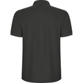 Dark Lead - Back - Roly Mens Pegaso Premium Short-Sleeved Polo Shirt