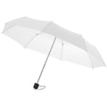 White - Front - Bullet 21.5in Ida 3-Section Umbrella