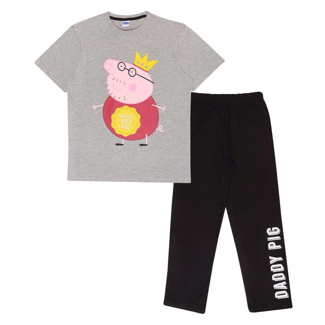 Peppa Pig Mens World s Best Dad Daddy Pig Pyjama Set Discounts on great Brands