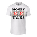 White - Front - AC-DC Unisex Adult Money Talks T-Shirt