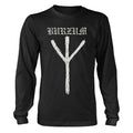 Black - Front - Burzum Unisex Adult Rune Long-Sleeved T-Shirt