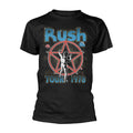 Black - Front - Rush Unisex Adult Vortex T-Shirt