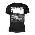 Black-White - Front - Disgust Unisex Adult A World Of No Beauty T-Shirt