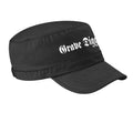 Black - Front - Grave Digger Logo Army Cap