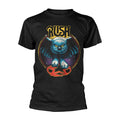 Black - Front - Rush Unisex Adult Owl Star T-Shirt