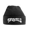 Black - Front - Trouble Logo Beanie