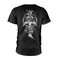 Black - Back - Testament Unisex Adult Pitchfork Horns T-Shirt