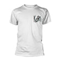 White - Front - Korn Unisex Adult Issues Doll 3D T-Shirt