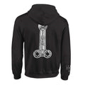 Black - Back - Tool Unisex Adult Logo Hoodie