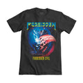 Black - Front - Forbidden Unisex Adult Forbidden Evil T-Shirt