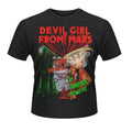 Black - Front - Devil Girl From Mars Unisex Adult T-Shirt