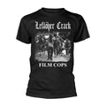 Black - Front - Leftover Crack Unisex Adult Film Cops T-Shirt