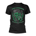 Black - Front - Type O Negative Unisex Adult Wolf Crest T-Shirt